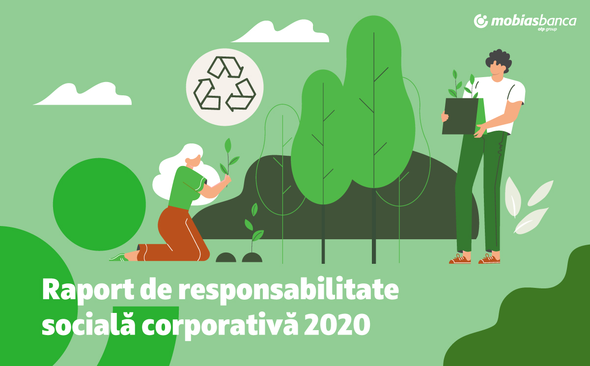 Activele faptelor bune - Raportul CSR 2020 Mobiasbanca – OTP Group